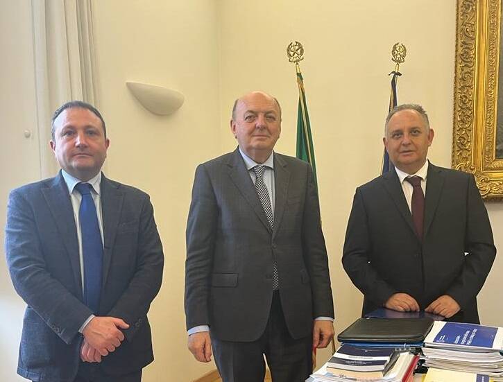 Roma, da sinistra: Alfio Pugliese, Gilberto Pichetto Fratin, Sergio Torromino