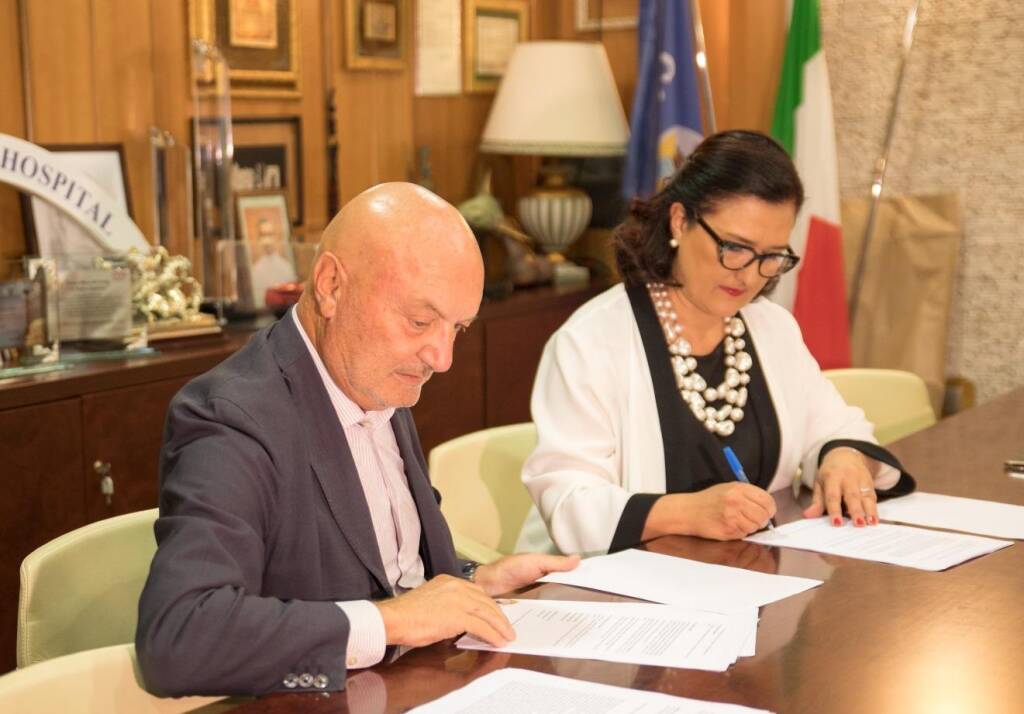 Paolo Aquilani e Antonella Stasi firmano l'accordo quadro