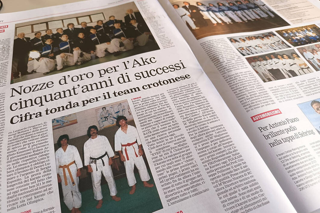 Accademia Karate Crotone 50 anni